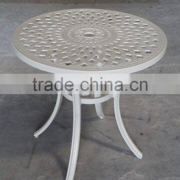 round outdoor cast aluminum table sets