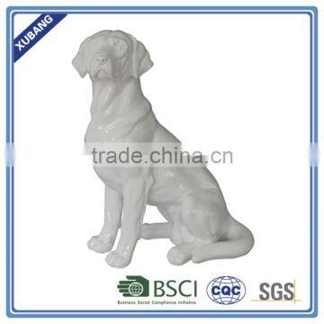 Poly Resin Promotion Sitting Dog Figurine statue