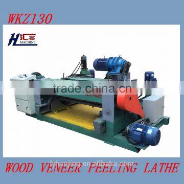 Automatic adjust veneer peeling and clipping machine