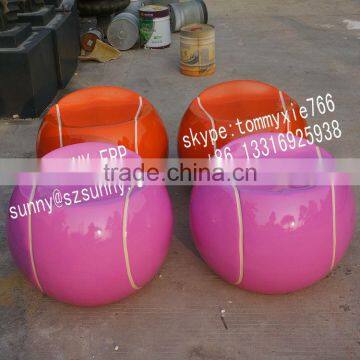 Fiberglass ball chair