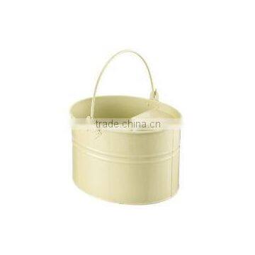 Durable Enamel Glavanized Zinc Metal Mop Bucket_2015 Trade Show Hottest