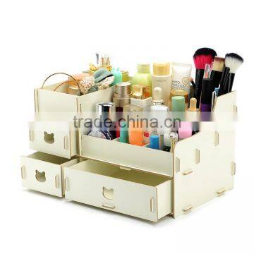 Cosmetics storage box DIY desktop creative storage box explosion models wooden storage box