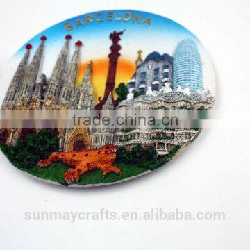Wholesale Custom 3D Resin Snow Mountain Souvenir Plate for Sale photo-3