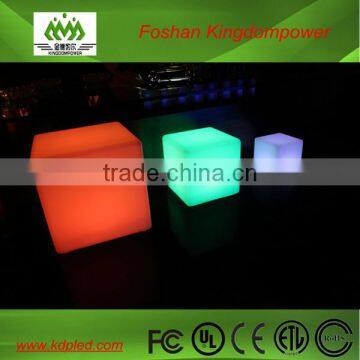 Plastic Battery Operated Led Chair Illuminated Glowing Square photo-6