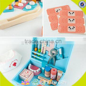 Wholesale Good Sale Wooden Medical Box Toy for Kids,Pretend Play Child Doctor Toy,High Quality Wooden Medical Toy W10D012 photo-2