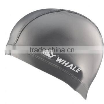PU Material Waterproof Swimming Cap With 2 Layers Coated Swim Cap(CAP-1301) photo-3