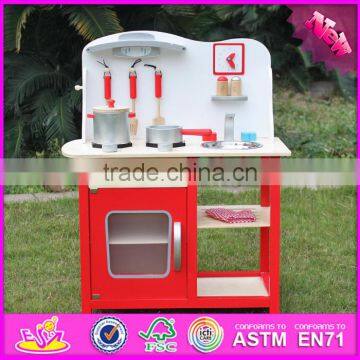 2016 Best Sale Pretend Play Wooden Kitchen Toys for Toddlers W10C133 photo-2