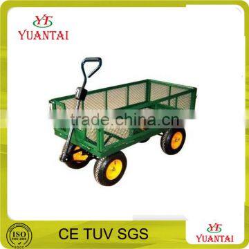 300-700kg steel mesh garden four wheels tool wagon cart