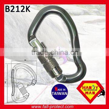Aluminum Material Rescue Rock Climbing 23KN Carabiner With B Type photo-3