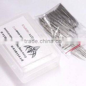 BugPin 1000 Loose Tattoo Needles in a Box - LONG TAPER