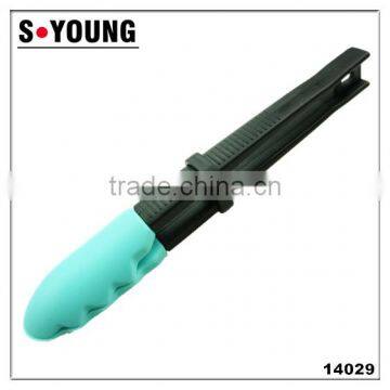 14029 New Style Kitchen and Barbecue Grill Tongs Silicone Plastic Handle Food Tong