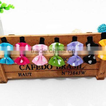 Factory Wholesale Fashion Ribbon Bow Kids Hair Clip Lovely Baby Hair Clips photo-4