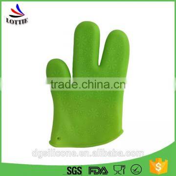 China manufacturer food grade silicone BBQ gloves Flexible Cooking Gloves