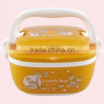 High Quality Portable Square Plastic Bento Lunch Box photo-6