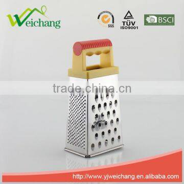 WCGT321 4 Side Manual Cheese Carrot Potato Vegetable Kitchen Grater With Plastic Handle photo-4