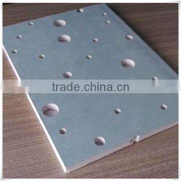 Modern Design 6mm Round Hole Perforated Gypsum Board/plasterboard