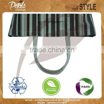 Heavy Duty Canvas Tote Bag With Inside Polyester Tafetta Lining With v Pocket Outside photo-4