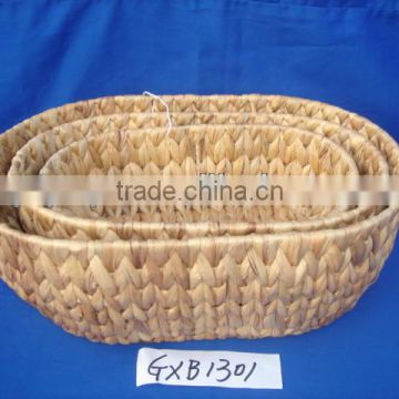 Handmade water hyacinth storage basket New designed