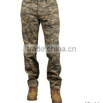 Men's Slim Fit Camo Print Pants