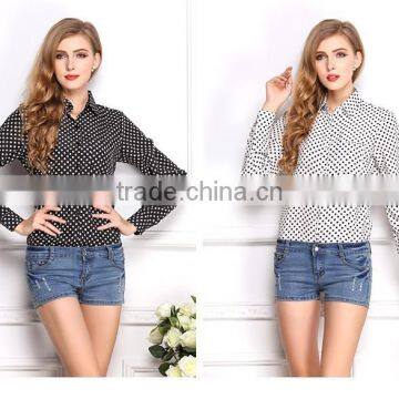 Newest Best Summer Temperamen Fashion Shirt Ladies Blouse Latest Shirt Designs for Women Office photo-2