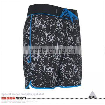 Flower Pattern All Over Print Mens Swimwear Surf Board Shorts Wholesale photo-4