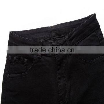 2016 New Men's Fashion Jeans Black Jeans Male Personality Folds Comfortable Hotsale Biker Jeans photo-3