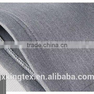 Jiangxi Kingtex Hot Sale Combed Cotton French Terry Contrast Sleeve Top Jumper Knitting Hoodies Set With SGS Certification photo-5