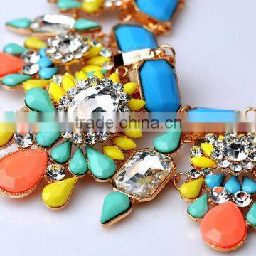 F20008N Hot Fashion Style Classical Necklace Women Gemmed Necklace photo-3