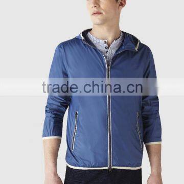 Latest Fashion 100% Polyester Soft Shell Lightweight Bomber Jacket Men photo-2