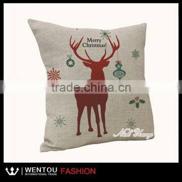 Burlap Christmas Holiday Decor Pillows