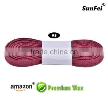 High Quality 10mm Wax Cotton Leather Shoelaces Perfect To Pair With Any Leather Sneakers To Give It A Luxurious Pop - Light Gray photo-2