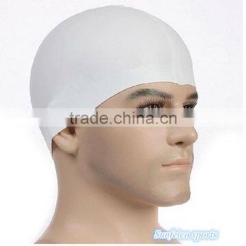 Lightweight & Easy Silicone Swimming Caps~Elastic Flexible Durable New Adult Swiming Comfortable Cap~7 colors(accept custom)