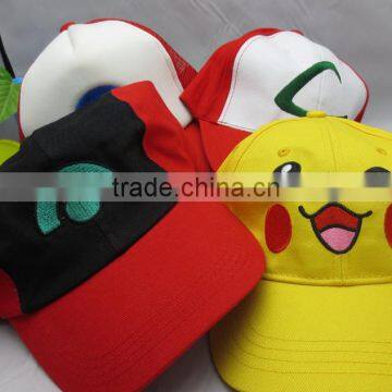 POKEMON go Ash Ketchum Anime Adjustable Curved Visor Hat Baseball Cap Cosplay