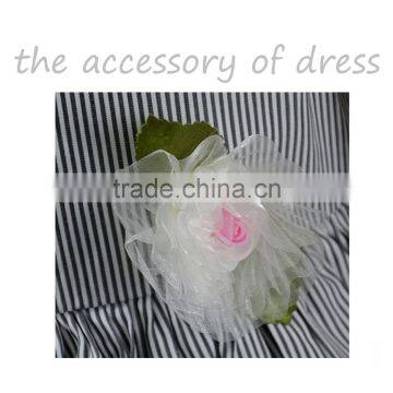 Wholesale Boutique Clothing Stripe Ruffle Lace Girl Tutu Dress photo-4