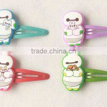 Big Hero Baymax Cartoon Characters Decorative Kids Hairgrips photo-4