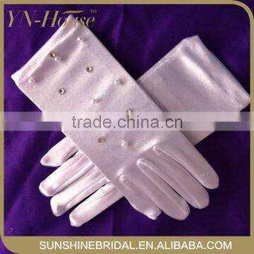 Wedding glove for flower girl fingerless lace wedding beaded gloves party gloves