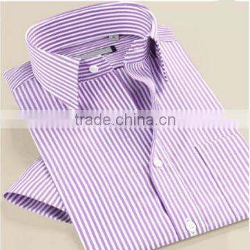 New Style 2016 Men Striped Short Sleeve Casual Dress Shirt , Men Garment photo-5