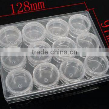Wholesale 1 Set (12PCs) Clear Beads Display Storage Case Box photo-3