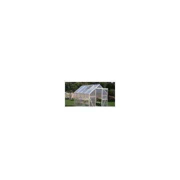 10mm Twin Wall Aluminum Frame Polycarbonate Greenhouse 6' X 8' RH0608