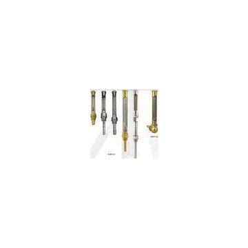 BSPT Stainless Steel Enclosed Scale Metal Tube Liquid Glass Thermometer For Ships, HVAC