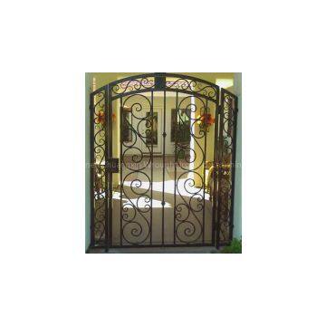 Hot galvanized wrought iron Gate