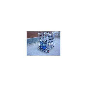 4 Stainless Steel Buckets Dairy Milking Machine For Goats / Sheep