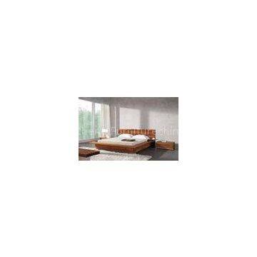 Bed Room Queen Size Wood Beds With Solid Black Walnut 1.8*2.0 M