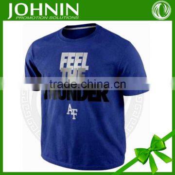 New Style plain Fashion 100% Cotton Cheap Men's Custom Printed T-shirt
