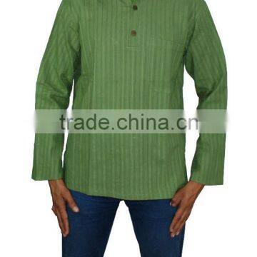 Mens Designer Short Cotton Kurta