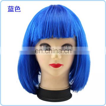 Bob cut dark blue cosplay wig FGW-0059