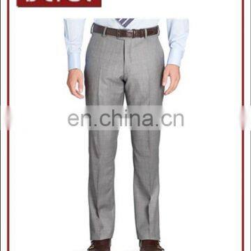 Top Quality Men Plain Grey Spring Slim Fit Suit Pants