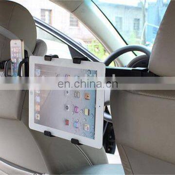 2 in 1 360 Degree Rotation Car Headrest Mount Holder for Tablet and Smartphone for iPad Fit all Under 10 inch Screens