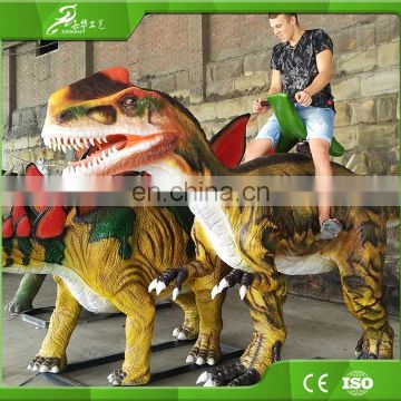 KAWAH Theme park Realistic Animatronic Dinosaur Rides for Sale