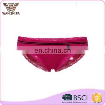 Low waist breathable classy nylon wholesale women lace sexy panties